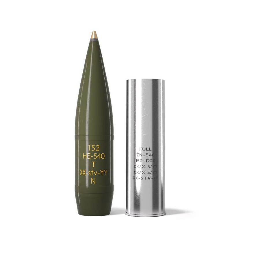 152 mm HE-540 Explosive Round